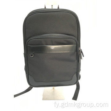 Men&#39;s Shoulder Leather Backpack Business Light